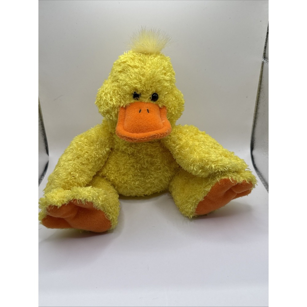 Baby G by Gund‎ Duck Plush 10" Yellow Orange Stuffed Animal - Picture 2 of 11